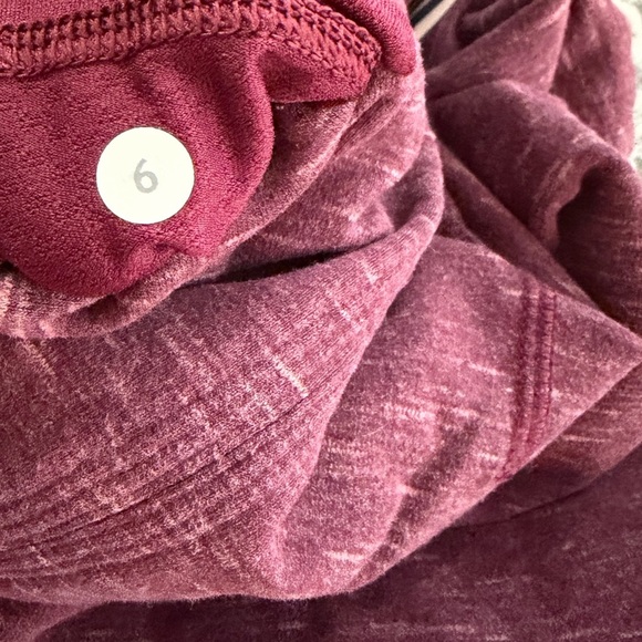 Lululemon Find Your Centre Wrap Hoodie - Heathered Marled Rust Berry - Picture 11 of 11